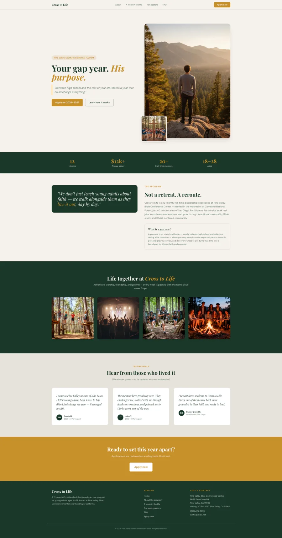 Cross to Life — after the Russo Collective engagement